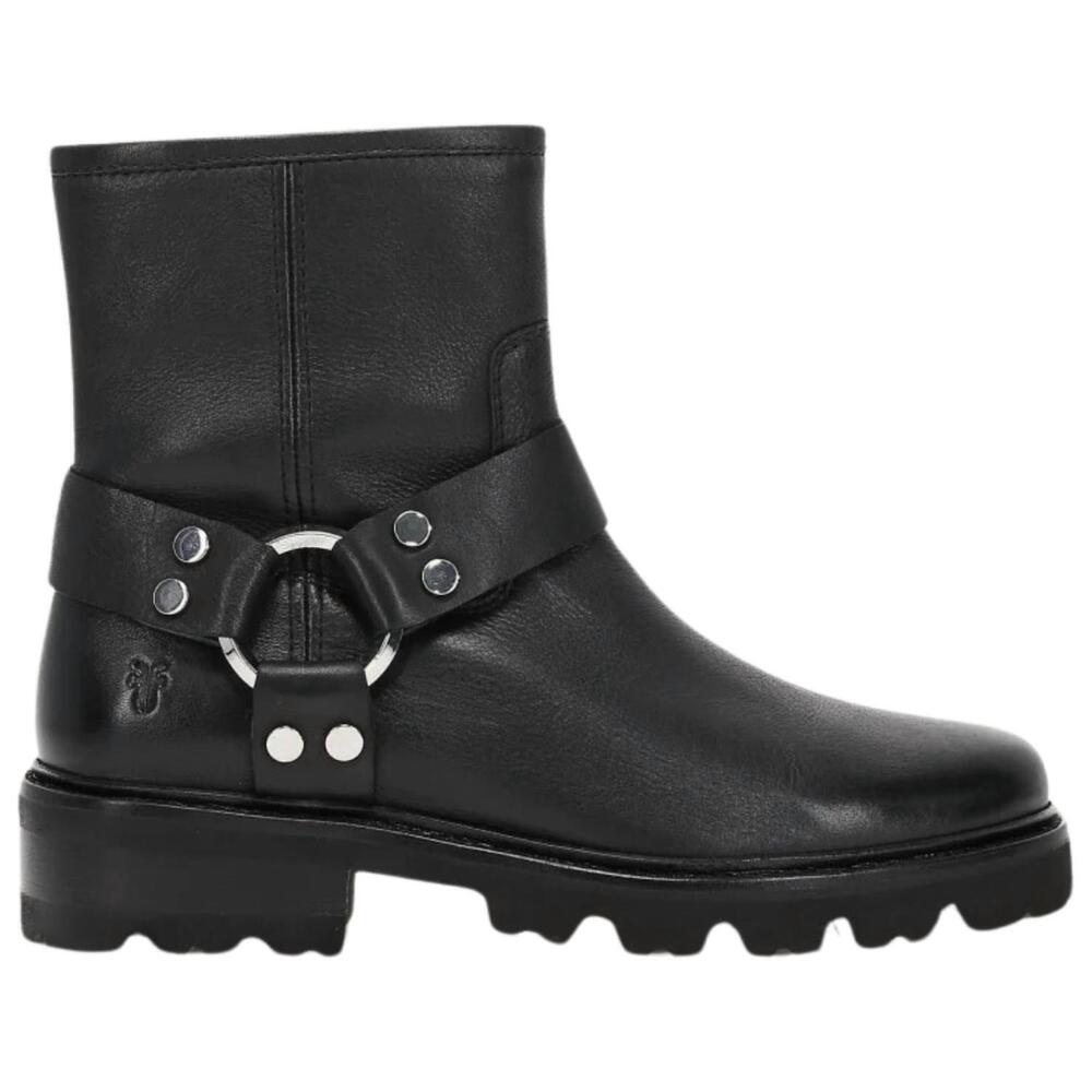 NEW FRYE women's olivia harness short boot in black